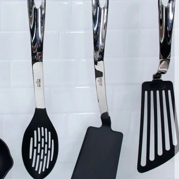 All-Clad Stainless Steel Flexible Slotted Turner - Picture 4 of 12